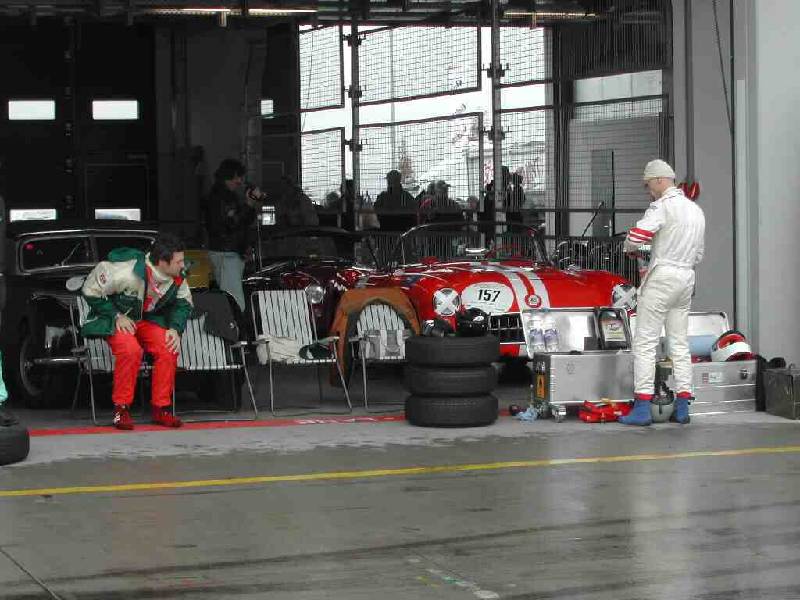 MARTINS RANCH Corvette Vintage Racing green hell paddock2 